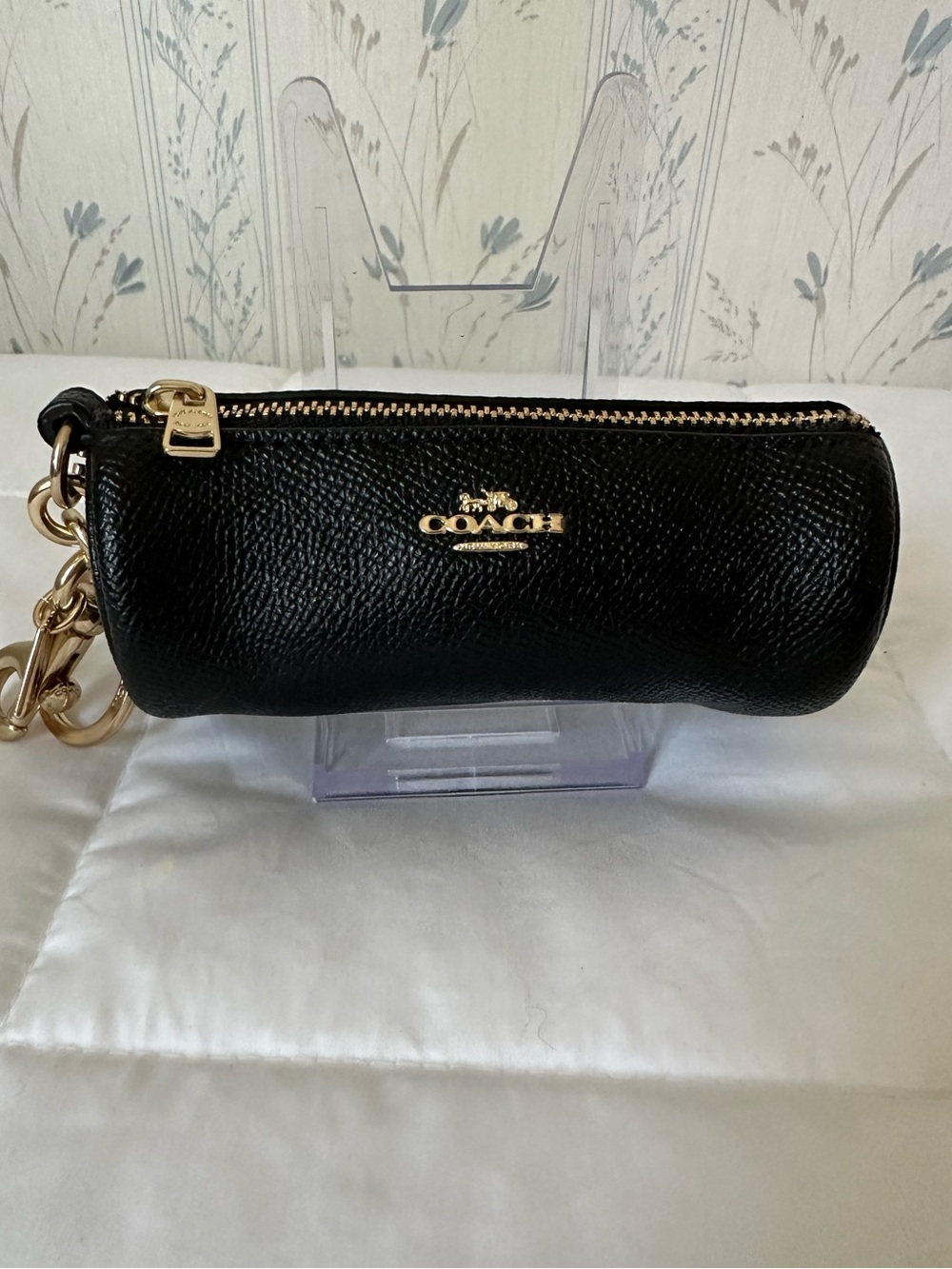 Coach Leather Keychain Pouch